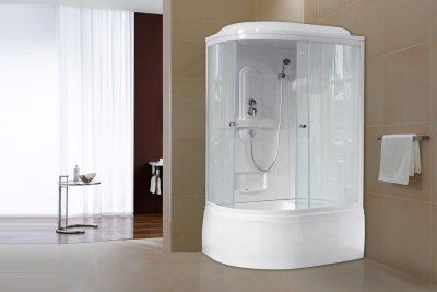 Royal Bath 8120BK1-T (прозрачное) правая 120x80x217