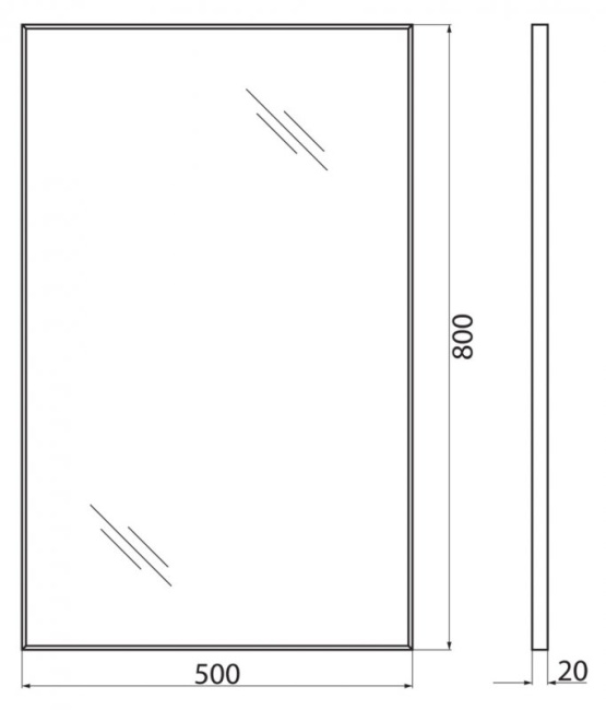 BelBagno 50x80 SPC-AL-500-800