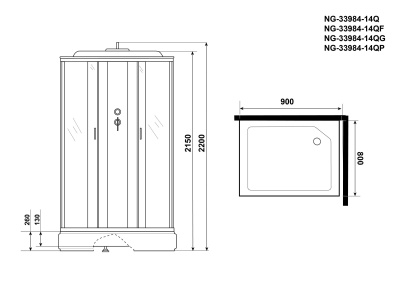 Niagara Classic NG-33984-14QF 90x80