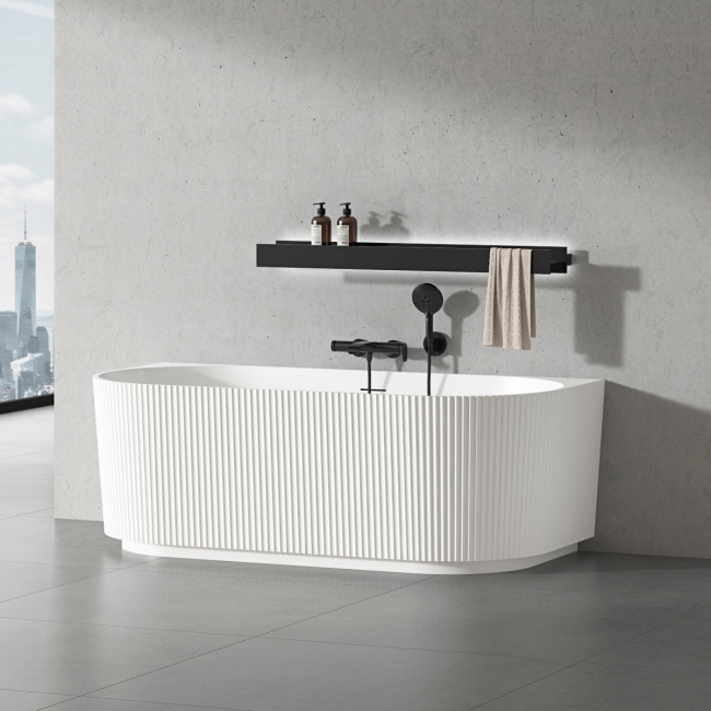 Vincea VBT-706-1700, 1700*800*585, цвет белый, щелевой перелив, слив белый