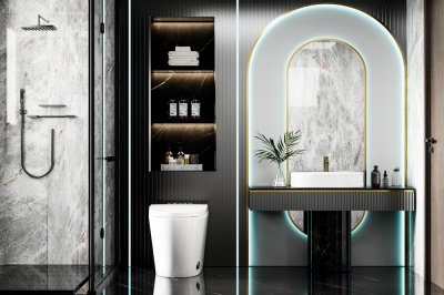 Abber Bequem AC1116S с функцией биде белый