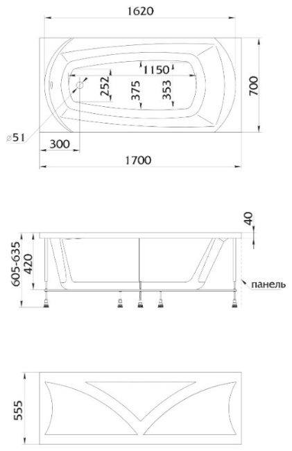 1Marka "ELEGANCE" 170*70 1Marka "ELEGANCE" 170*70