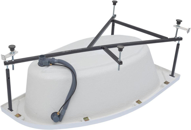 Aquanet Mia 140x80 L (с каркасом)