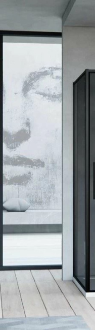 Vincea Slim Soft VSG-1SS900CGB 90*200 черный профиль стекло тонированное