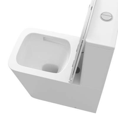 Grossman GR-4418SQ (610х365х825) безободковый,белый с тонкой крышкой,микролифт,смыв торнадо,2 места