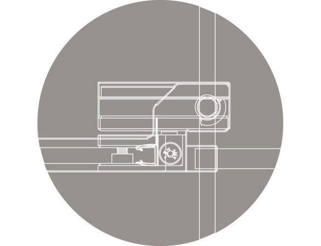 Cezares Slider (SLIDER-B-1-70/80-BR-NERO) профиль черный/стекло бронзовое