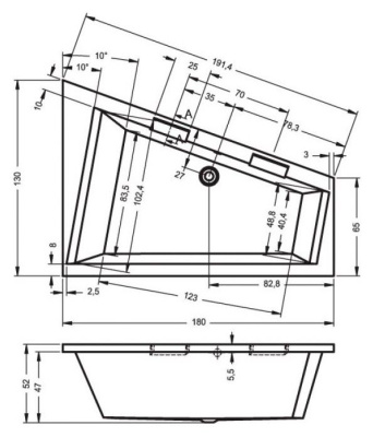 Riho Doppio 180 L Riho Doppio 180 L