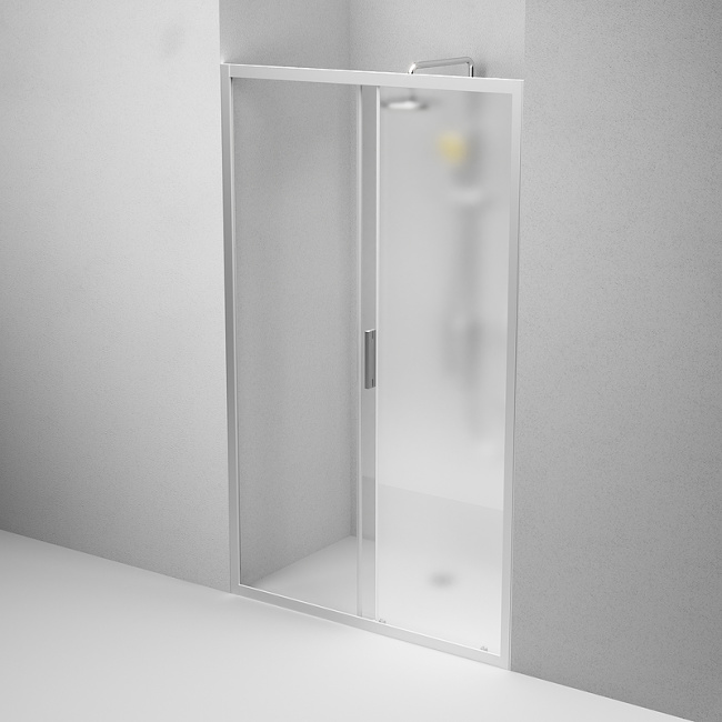 AM.PM Gem 120 W90G-120-1-195MM профиль Хром матовый стекло матовое-прозрачное