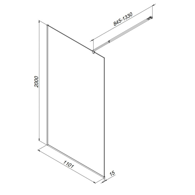 AM.PM W84WI-110-F1-MTE Func 110x200