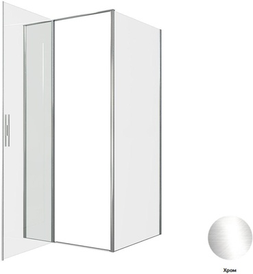 Allen Brau Priority 100x90 3.31028.00 + 3.31043.00 хром без поддона