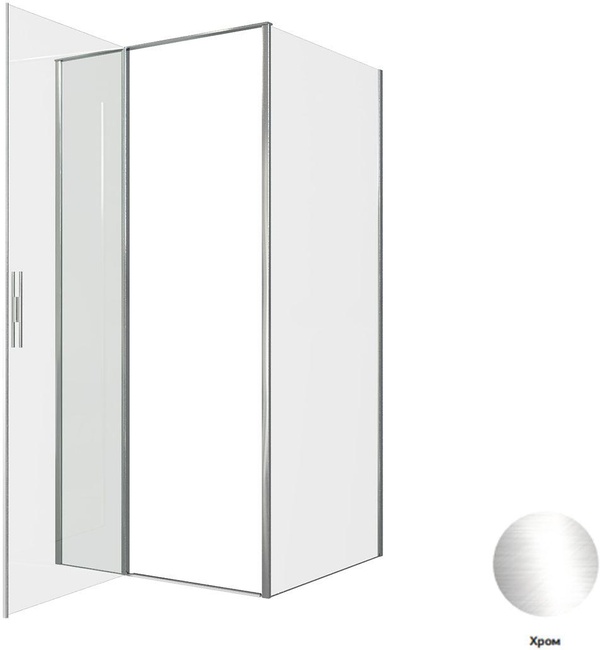Allen Brau Priority 100x90 3.31028.00 + 3.31043.00 хром без поддона