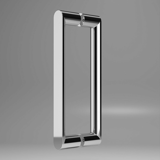 Vincea Dice 110x100 VSR-4D1011CL профиль Хром стекло прозрачное без поддона