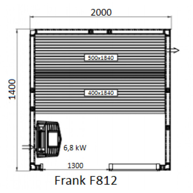 Frank F 819 (240x140x210) Липа Экстра