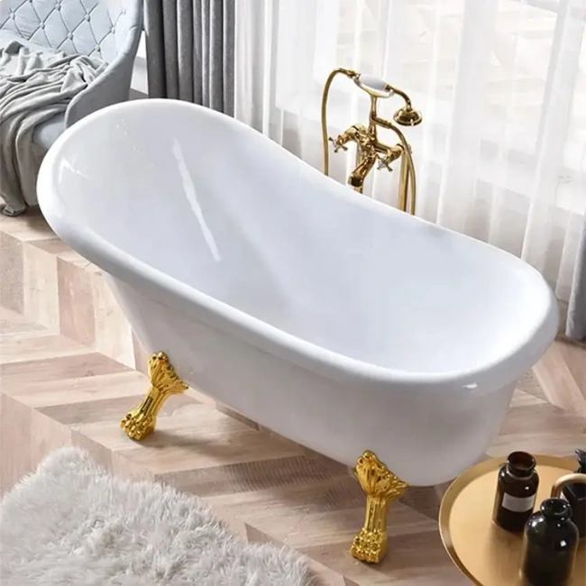 Ceruttispa CLASSIC 150G (1570x770x740) на львиных лапах (золото)