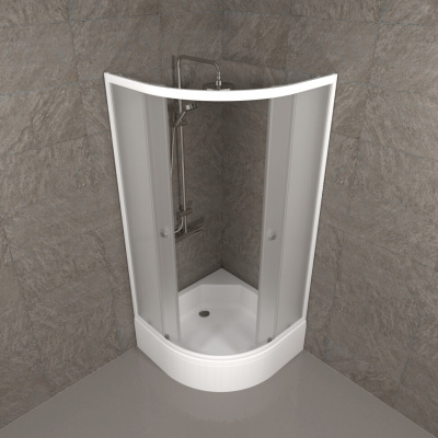 SanDav Вельвет 90*90 В (Щ0000063057) с поддоном