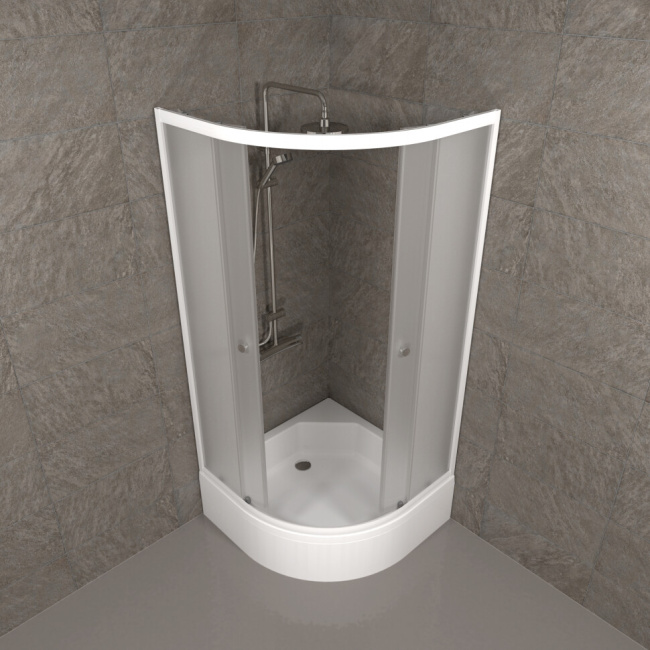 SanDav Вельвет 90*90 В (Щ0000063057) с поддоном