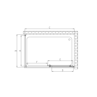 Vincea Alpha VSR-3AL8011CLG, 1100*800, брашированное золото, стекло прозрачное