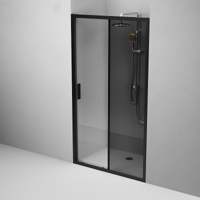 AM.PM Gem Solo 110 W90G-110-1-195BG профиль Черный матовый стекло тонированное-прозрачное