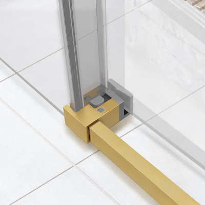 Vincea Slim Soft VDS-1SS140CLG, 1400, брашированное золото, стекло прозрачное