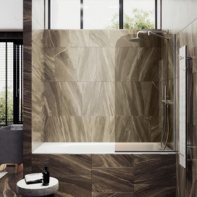 MaybahGlass в узком профиле, 6 мм, Стекло Бронза, 34x140 (MGV-127-5у)