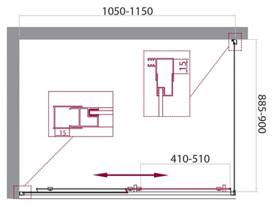 BelBagno UNIQUE-2-AH-1-100/115-90-P-Cr