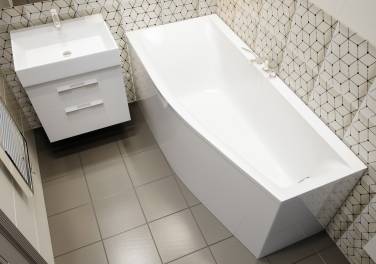 Astra-Form СКАТ 170x75 левая цветная по RAL