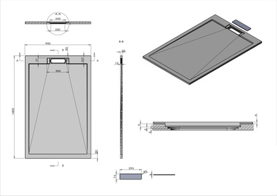 Vincea VST-4SRL9014W, 1400x900, белый матовый
