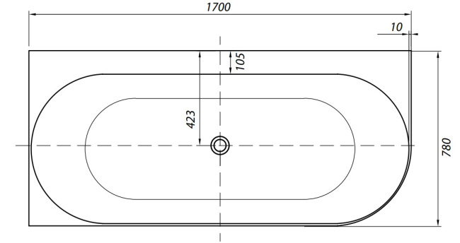 Allen Brau Priority 4 А 170x78 2.31004.20A белый глянец