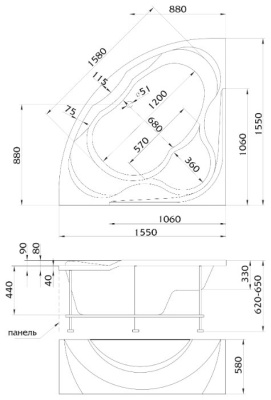 1Marka "LUXE" 155х155 1Marka "LUXE" 155х155