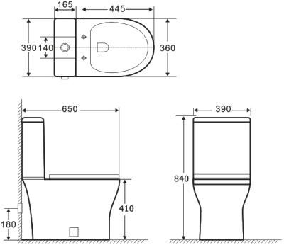 Aquanet Rimless Roll 2-C CL-12289