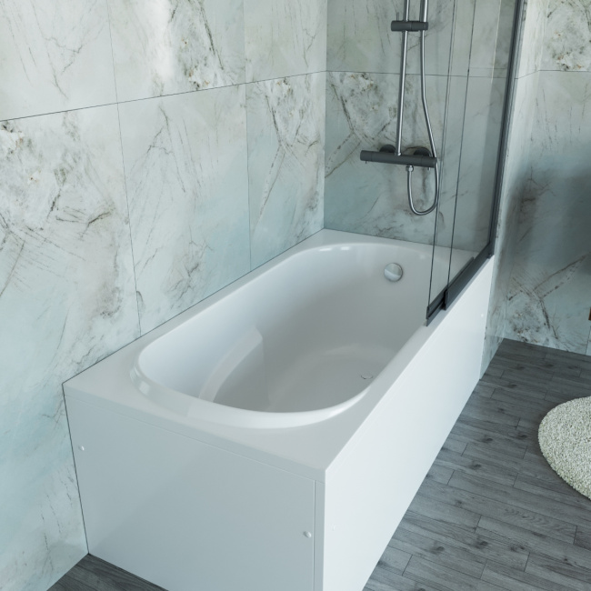 Vincea VBT-2A150-LG с ножками 1500*750*470, пристенная, цвет белый