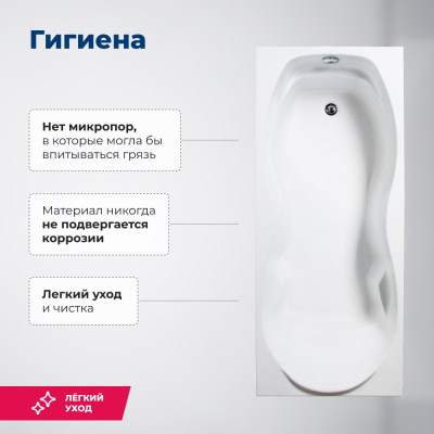 Aquanet Tessa NEW 170x70 (с каркасом) Aquanet Tessa NEW 170x70 (с каркасом)