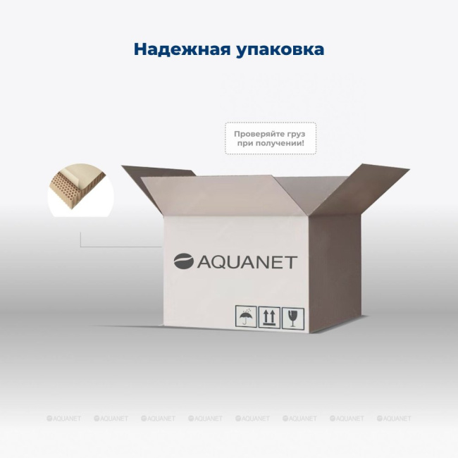 Aquanet Тренд 58 дуб рустикальный/белый сатин без раковины