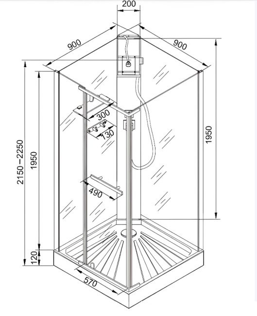 Ceruttispa MiMi90B (90x90x215-225)