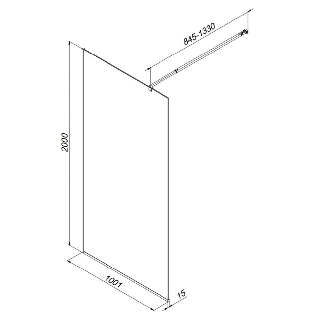 AM.PM W84WI-100-F1-BTE Func 100x200