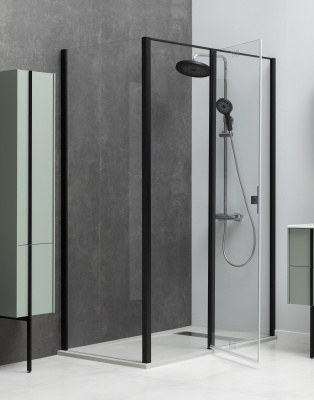 Allen Brau Priority 90x80 3.31003.BBA + 3.31015.BBA черный браш без поддона