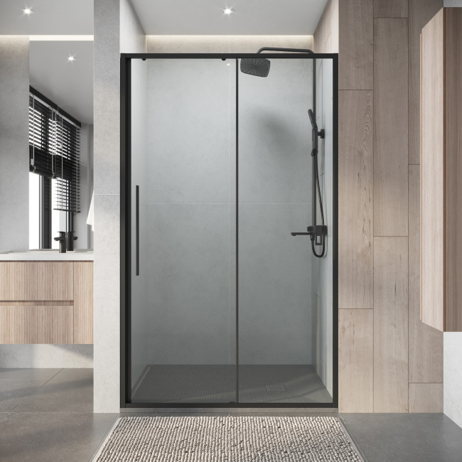 Niagara Nova NG-34-12AGR (120х195) раздвижная,графит,стекло прозрачное,1 место