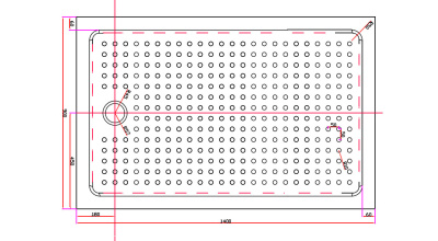 CEZARES TRAY-A-AH-140/90-15-W
