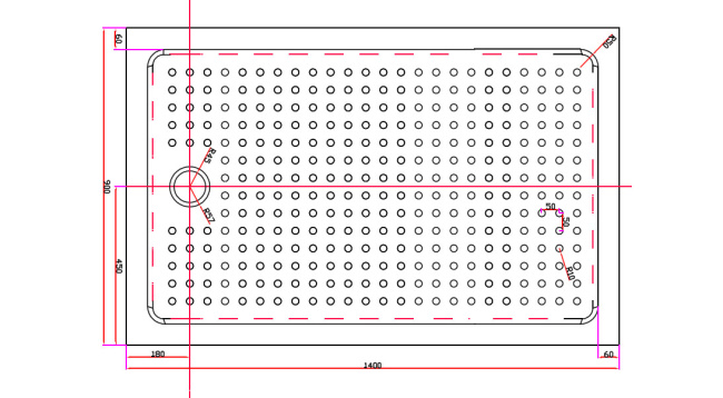 CEZARES TRAY-A-AH-140/90-15-W