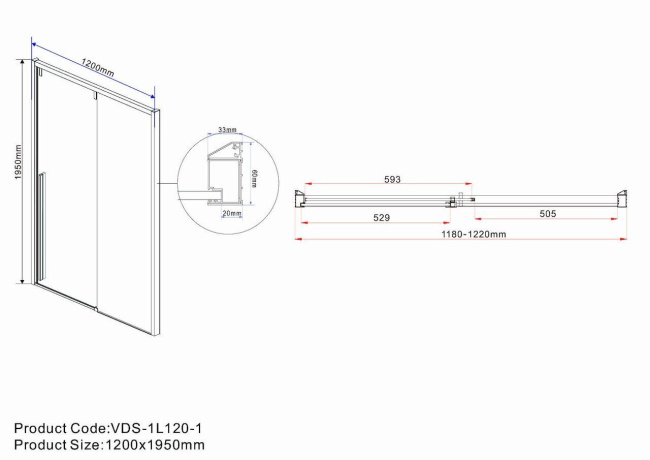 Vincea Lugano VDS-1L120CLB-1