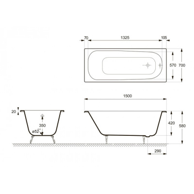 Delice Continental 150х70 DLR230612