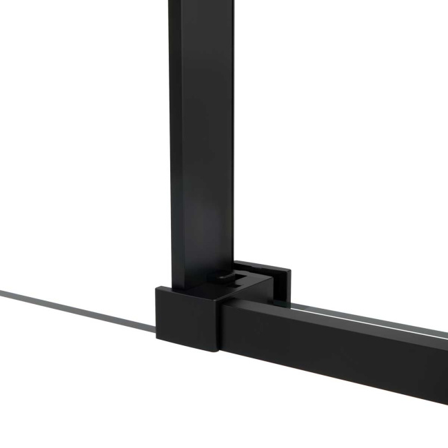 Vincea Slim Soft VSR-1SS9011CLB, 1100*900, черный, стекло прозрачное