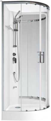 Aquanet Passion R 3.0 90x90, прозрачное стекло