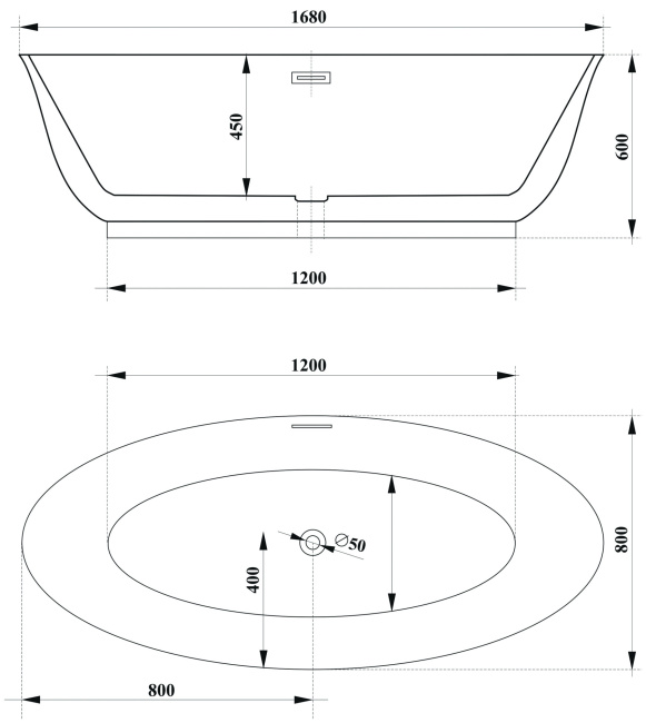 Ceruttispa GRETA170 (1700x800x600) белая Ceruttispa GRETA170 (1700x800x600) белая