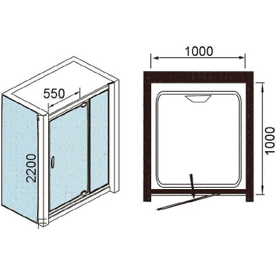 WeltWasser WW1000 Maine 100x100 L 10000001064 WeltWasser WW1000 Maine 100x100 L 10000001064