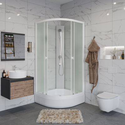 Niagara Promo P90/26/MT/BK (900х900х2000) 4 места