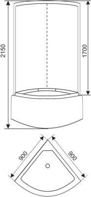 Arcus AS-111-9 (90*90*215)