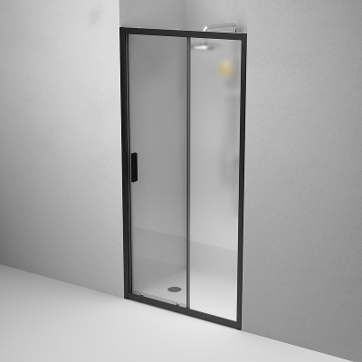 AM.PM Gem Solo 100 W90G-100-1-195BM профиль Черный матовый стекло матовое-прозрачное