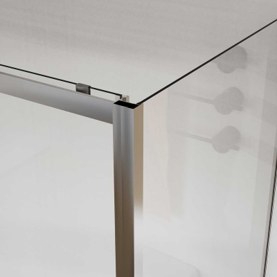 Vincea City VSR-5CT9011CL, 1100*900, хром, стекло прозрачное без поддона