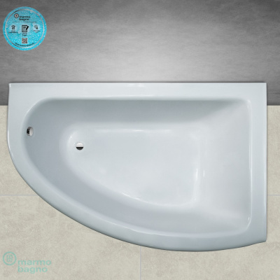 Marmo Bagno Альба правая 170x110